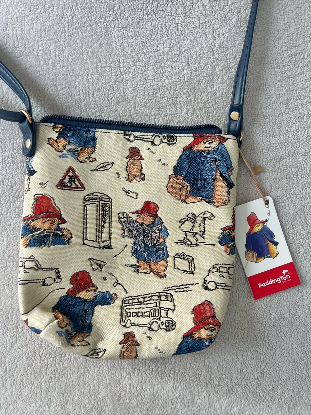 Signare Tapestry Paddington Bear Sling Cross Body Bag Shoulder Bag Women Kids - Picture 3 of 9